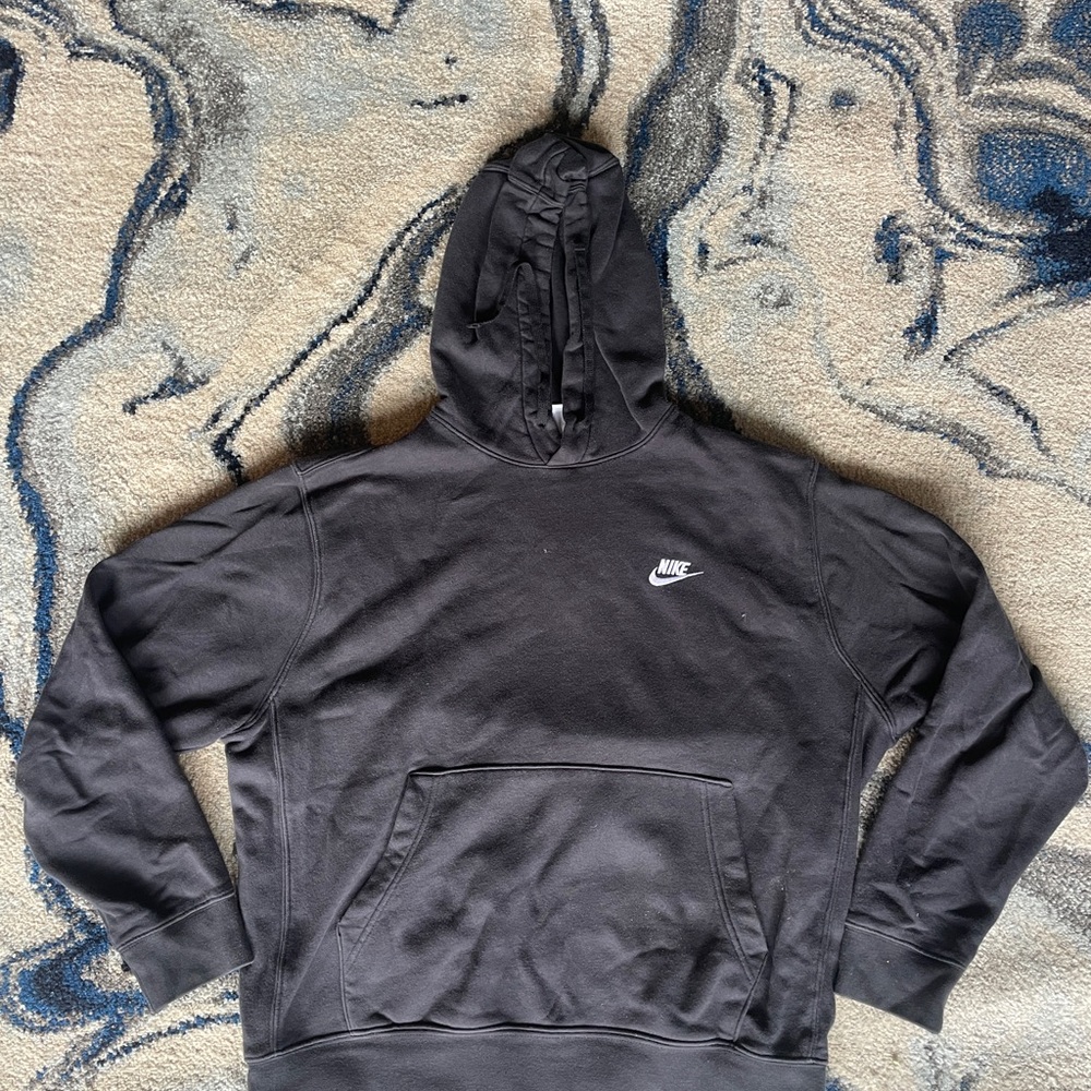 Nike Black Pullover Sweater with Hood